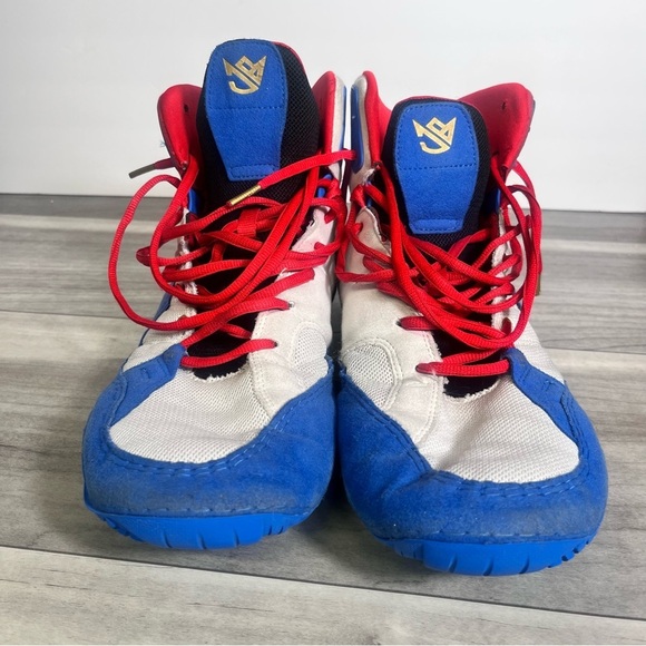 Rudis Jordan Burroughs JB1 King USA Olympics Shoes Men’s 13 Red White Blue Gold